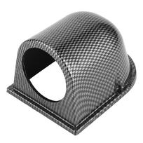 52mm2in Carbon Fiber Style Single Hole Dash Gauge Pod Meter Mount Holder Cup Car Refitting