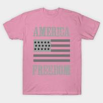 Marškinėliai Moterims Amerika Laisvės Vėliava Taktinis Stilius Harajuku Spausdinimas Kawaii Marškinėliai Vasaros Trumpomis Rankovėmis Moteriški Marškinėliai Viršus S rožinė