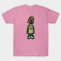 Moteriški marškinėliai Snoop 213 Harajuku raštas Kawaii marškinėliai Vasariniai trumpomis rankovėmis Moteriški marškinėliai Viršus S rožinė