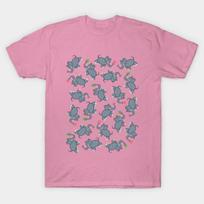 T Shirt Women Elephants Harajuku Print Kawaii Tshirt Summer Short Sleeve Female T-Shirt Top Tee S