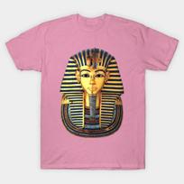 T Shirt Women King Tut Ancient Egypt Harajuku Print Kawaii Tshirt Summer Short Sleeve Female T-Shirt Top Tee S rožinė