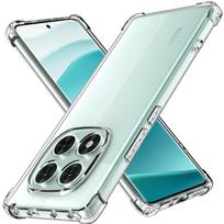 Xiaomi Redmi Note 14 Pro 5G Pro+ Plus dėklas, TPU, skaidrus, su apsauginiu dangteliu, atsparus smūgiams, keturių kampų, Coque Fundas Redmi Note14 ProPlus skaidri