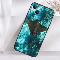 Animal Manta Ray Case For iPhone 14 16 15 Pro Max 11 12 13 Mini 7 8 Plus X XR XS MAX Soft Shockproof Cover iPhone 11Pro MAX