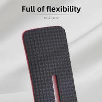 Neslystantis elastinis Velcro meškerės dirželis ir tvarstis Red 2x20 cm white