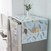 Dvigubo durų šaldytuvo apsauga nuo dulkių ir skalbimo mašinos šluostė Double Door: 60x180cm