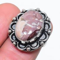 Laguna Lace Agate Handmade 925 Sterling Silver Jewelry Ring Size 5 u2t86