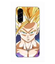Case For Samsung Galaxy A56 Dragon ball z sangoku blond hair Maniacase juoda