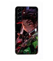 Case - Maniacase - Samsung Galaxy A26 - Silicone - Soft - Demon Slayer Tanjiro Kamado juoda