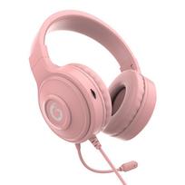 3,5 mm tiesioginio transliavimo monitoriaus ausinės E-sporto žaidimų konsolės kompiuterio ausinės Kaulų laidumo su mikrofonu laidinės ausinės rožinė