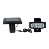 Outdoor LED wall light with remote solar panel 2W IP44 6400K juoda