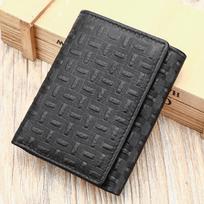Cowhide Wallet Men's Vintage Genuine Leather Anti-theft Card Case Leather Multi-card Money Clip juoda
