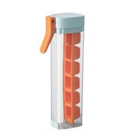 Convenient and Compact Ice Cube Maker for DIY For Whiskey Cocktail Beer Coffee oranžinė