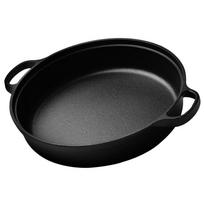 Wok Non Stick Frying Pans Cooking Pot Hanging for Iron Pots Cast Outdoor Saucepan Skillet 27.00X22.00X4.00CM juoda