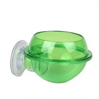 ABS Suction Cup Reptile Feeder Chameleon Feeding Food Bowl Escape Proof Worm Dish For Chameleon Iguana Lizard Reptile žalia