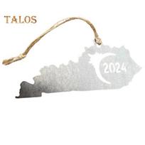 2024 m. saulės užtemimo metalo apdaila su kanapių virve Total Solar Eclipse vidaus lauko ornamentu atminimo pakabukas astronomijos mėgėjams atminimo dovana L