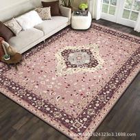 Nordic Ethnic Style Thickened Carpet: Luxurious Living Room & Bedroom Mat 80x120 cm