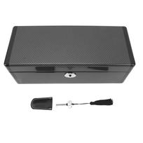 Watch Box Black 4 Slot Soft Velvet Lining Watch Display Case Organizer for Jewelry Wristwatch