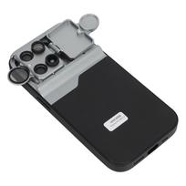 Phone Case with Multi Camera Lens 10X Macro 30X Macro Telephoto CPL Filter 160 degrees  Fisheye Lens for