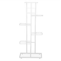 6 Tier Flower Plant Pots Stand Planter Display Shelf for Indoor Outdoor Garden DecorationDark Gray balta
