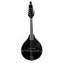 Mandolin 8?String Instrument Black with BagStringsWipeTunerPicksScrewWipeBlack juoda