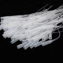 500x Klijų buteliukų antgalių prailgintuvų laboratoriniam dozavimui, menams, amatams, pomėgių projektams 12 cm white