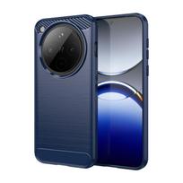For OPPO Find X8 Case For OPPO Find X8 Cover 6.59 inch Carbon Fiber Shockproof Silicone Bumper For OPPO Find X8 Fundas For OPPO Find X8 mėlyna