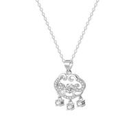 Ping An Lock Necklace Exquisite Classical Temperament National Style Accessories Light Luxury and Advanced Sense Collar Chain Female