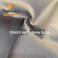 New Arrival Women's Bag with Herringbone Pattern - Polyester Jacquard Luggage Lining šviesiai pilka spalva