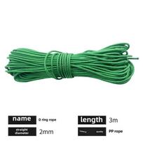 Multi-Color 3m D-Ring High-Density Tear-Resistant Bow & Arrow Rope for Archery žalia