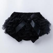 New Style Baby Girl Veil Shorts Skirt with Bow – Soft Mesh, Double-Sided, Solid Color. XL/80 (12-24 months) juoda