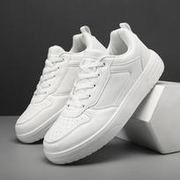 Balti Sportbačiai Vyriški Batai Lengvi Kvėpuojantys Sportiniai Laisvalaikio Bėgimo Batai Universalūs Riedlentės Batai Moterims Zapatos Casuales 36 balta
