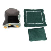 Pet Bed House Soft Warm Cat Bed Cave Detachable Cozy Dog House for Hamsters Rabbits Raccoons Skunks