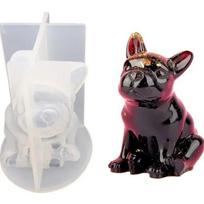 Creative Handmade Molds New Crystal Epoxy Mold 3D French Bulldog Silicone UV Mold Cake Mousse Dessert Decoration Baking Molds