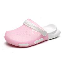 Summer hollow crystal sandals breathable soft sole sweet wind bag head shoes fashion leisure travel beach shoes 2398 35