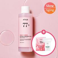 Anua Persikų 77 Niacino Esencinis Tonikas 250ml specialus (1 kaukės paketas + 60 vatos diskelių)