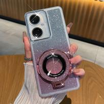 For Motorola Moto G85 G54 G34 G24 G14 G32 Case Soft Glitter With Ring Magnetic Protective Back Cover Case For Moto G60 G40Fusion For Moto G85 balta