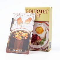 10.3*6Cm Gurmaniškas Taro Kaladė 78 Vnt. Būrimas Likimas Taro Orakulų Kortos Vakarėlio Pramogos Stalo Žaidimo Korta beige