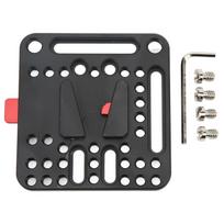 V Mount Lock Battery Plate Aluminum Alloy V Lock Battery Quick Release Plate for Photograph Camera