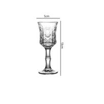 50ml/100ml Išskirtinė raižyta šampano taurė Prabangi kokteilių taurė Elegantiška taurė ant aukštos kojelės Saldžiojo vyno taurė Vakarėlių stiklo dirbiniai 1pcs