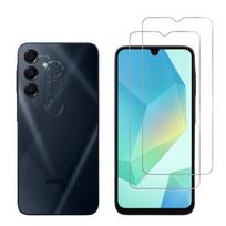 Tempered Glass for Samsung Galaxy A16 4G / A16 5G and Camera Protection [Pack 2] Phonillico® Protective Glass Film skaidri