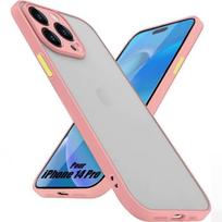 Case for iPhone 14 Pro Silicone Thin Rigid Shockproof - Pink