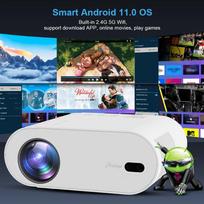 Pg510w L007 Nešiojamas Full HD 1080p Projektorius Video Filmas 2k 4k Android 11 Namų Kino Teatras Išmanusis TV LED 3D Projektorius