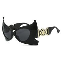 Personalized Bull'S Head Sunglasses Brand Designer Devil Bat Series Glasses regular