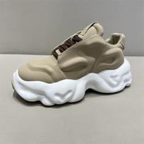 Chunky Sneakers Mens Designer Running Shoes Fashion Casual Microfiber Leather Breathable Height Increased Platform Sport Shoes 38 chaki