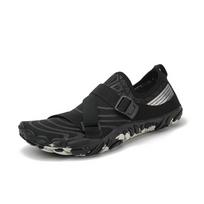 Custom Designer Mesh Rubber Bottom Barefoot Shoes Men Women Beach Water Aqua Shoes 44 juoda
