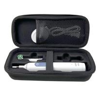 Nailono kietas dėklas, suderinamas su Oral B Pro 1000 2000 3000 3500 1500 elektriniu dantų šepetėliu, organizatorius juoda