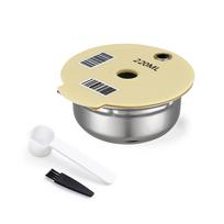 iCafilas 200/220ML Nerūdijančio Plieno Daugkartinė Kavos Kapsulė Bosch Tassimo Mašinai Užpildomas Filtro Pod Maistui Tinkamas Silikonas
