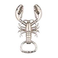 Lobster-Shaped Bottle Opener Portable Crayfish Bottle Opener Vintage Bottle Opening Tool for Beer Wine Novelty Bar Accessories sidabras