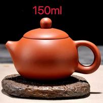 150ml Yixing Violetinio Molio Arbatinukas Rutulio Formos Xishi Arbatinukas Grožio Virdulys Individualizuotas Zisha Galėtų ruošti Dahongpao puerh Arbatos Rinkinys brown