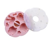 Silikoninė pyrago forma, Garintas ryžių pyragas, Animacinis, Garintas kiniškas kempininis pyragas, Pyrago forma, Garintas, Kūdikis, Kūdikio papildomo maisto forma Pack of 1